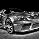 SL65 AMG Black Series je prvi mercedesov automobil sa aluminijumskom sasijom (tezine oko 1700kg) i twin turbo V12 motorom koji razvija 661 HP.