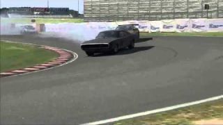 1970 Dodge Charger R/T Drifting Video Game Race