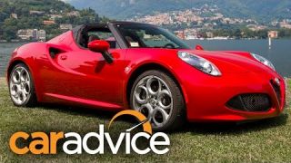 2016 Alfa Romeo 4C Spider Review : Lake Como, Italy